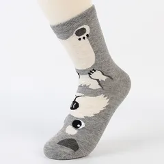 犬 靴下 レディース おしゃれ かわいい コットン 綿 プレゼント ギフト シュナウザーロングシュナウザーロングP_2 [ID:5886]のサムネイル
