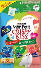 【同梱不可】【2個セット】ネスレ日本 モンプチ クリスピーキッス バラエティパック 総合栄養食 贅沢シリーズ 126g