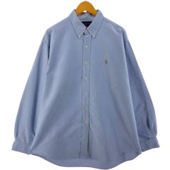 古着 ラルフローレン Ralph Lauren BLAKE 長袖 ボタンダウンシャツ メンズXL相当/eaa526274