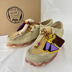 【個性派ストリートの極み✨】　CLARKS ORIGINALS × Aries　Wallabee Maple Combi ワラビー スニーカー　26cm