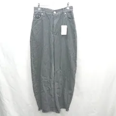 ◇ Θ ◎●未使用● GRL ワイドデニムパンツ サイズM ブラック レディース E  【1502030019889】