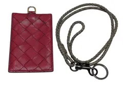 BOTTEGA VENETA レザー編み込みストラップ 赤 BOTTEGA VENETA レザー編み込みストラップ 赤 楽天市場