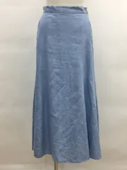 スローブイエナ SLOBE IENA フレアスカート 36 リネン100% 2508WS024