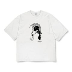 希少90s Espritエスプリ アートTシャツ 鳥 動物 USA製 アイボリー