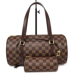 VUITTON オールド　ヴィンテージ　旧型パピヨン　スモール　美品　フランス LOUIS VUITTON 2008年製 キャンバスモノグラムパピヨン26