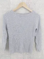 ◇ green label relaxing グリーンレーベル UNITED ARROWS ウール ニット 長袖 セーター グレー *  【1002799314473】