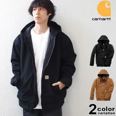 ウォッシュ加工 カーハート ジャケット Carhartt アクティブジャケット メンズ 定番 人気 ルーズ フィット ダック アウター 104050 j130 デトロイトジャケット