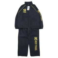 MLBニューヨークヤンキース メジャー ジャージトラックジャケット アメリカ古着 MLB NYヤンキース トラックジャケット オフホワイト ライン
