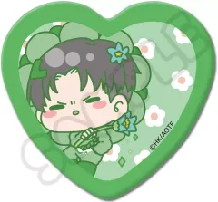 【中古】バッジ・ビンズ M-SG (リヴァイ) 第14弾 ハート型缶バッジ 「進撃の巨人 The Final Season」