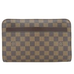 【本物保証】 超美品 ルイヴィトン LOUIS VUITTON ダミエ サンルイ N51993 セカンドバッグ クラッチバッグ