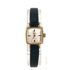 OMEGA Geneve オメガ ジュネーブ レディース腕時計 SS×革/手巻き ホワイト文字盤【OE-772】