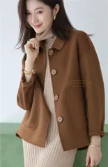 コート ジャケット レディース アウター カーディガン 羽織り ショートコート ジャケット 無地 長袖 秋冬 羽織 スプリングコート ラシャコート ラシャ コーディガン ビジネス 通勤 大きいサイズあり CTz8711