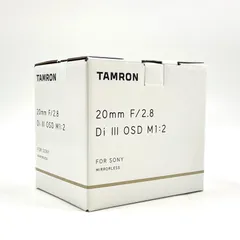 2025年最新】tamron 20mm f/2.8 di iii osd m1:2の人気アイテム