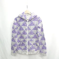 ◇ ⊇ X-girl エックスガール フルジッパー 長袖 パーカー サイズ2 パープル系 レディース E  【1502060024594】