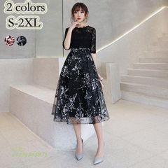 パーティードレス 結婚式 ドレス ワンピース フォーマル 同窓会 30代 成人式 袖あり 40代 キャバ 二次会 謝恩会 20代 入学式 大きいサイズ  vii3y858975