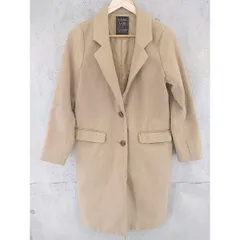 ■ w closet ダブルクローゼット 長袖 チェスターコート サイズF ベージュ レディース 【中古】 【1102100011166】