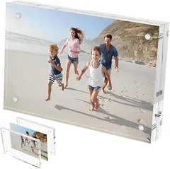 fogman 写真立て 額縁 フォトフレーム ポスターフレーム アクリル 縦横 ポストカード はがき 15. x 10cm( はがき(15. x 10cm),  マルチサイズ)