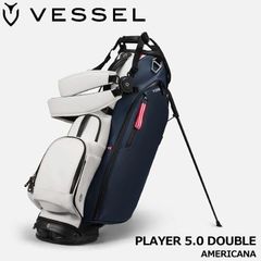 新品★ベゼル★VESSEL★Player プレイヤー 5.0 スタンド キャディバッグ★ダブル ストラップ★2025★8.5型 3.8kg★AMERICANA アメリカーナ