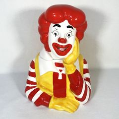 90s McDonald Ronald Cookie Jar　90年代　マクドナルド　ドナルド　クッキージャー　陶器　ヴィンテージ　アンティーク　アメトイ