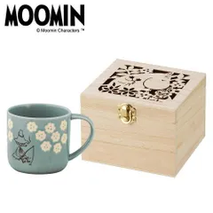 【新品・2営業日で発送】山加商店 ムーミン Floret 木箱入マグMM953-11H
