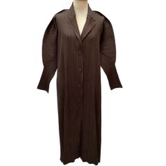 ♪♪ISSEY MIYAKE イッセイミヤケ PLEATS PLEASE ロングコート