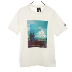adidas アディダス 半袖 Tシャツ L ホワイト メンズ 古着