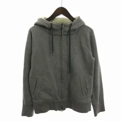 エーグル AIGLE パーカー フルジップ ポケット 裏起毛 コットン フリース グレー M トップスのサムネイル