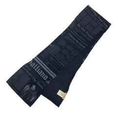 ジョンガリアーノ フード付きストール フードマフラー COTTON100%  L 2025年最新】ジョンガリアーノ マフラーの人気アイテム - メルカリ