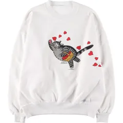CRAZY SHIRT クリバンキャット トレーナー アメリカ製 90s アメリカ製 crazy shirts キャットクリバン プリント