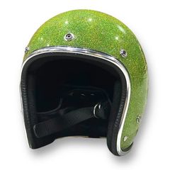 GLITTER 3/4 HELMET GREEN 緑 グリーン グリッターヘルメット