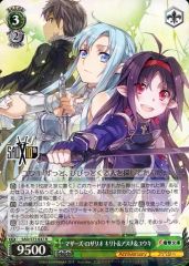 [중고]바이스슈바르츠 SAO/S71-037[R]:마더스 로사리오 키리토&아스나&유키