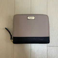 【鑑定済み】kate spade ケイトスペード 二つ折り財布 バイカラー