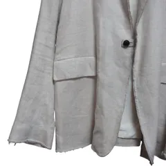 【送料無料】Uru" Two-way Silk/Linen Jacket (Cut-off) 関連イメージワード：araki yuu キャロル クリスチャン ポエル ziggy chen カットオフ テーラードジャケット リネン ウル uru アルチザン