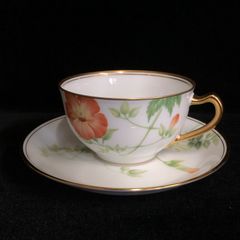 未使用 希少 大倉陶園 ハンドペイント カップ ソーサー 箱無し