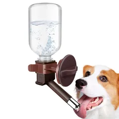 数量限定 MuGaoDee ペット給水器 犬 猫 ケージ 取付型 犬自動給水器 水飲み 自動 給水 ペットボトル 使用可能 ウォーターボトル 食器 留守番 食器 ウォーターボトル 猫 うさぎ 中小型犬用 自動 軽量 便利 健康 衛生イヌ ネコ 犬猫お留守番対策