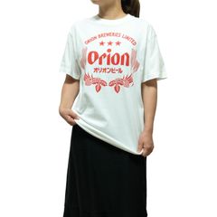 オリオンビール コットン 生地 白色 ホワイト tシャツ ジョッキ 沖縄 ご当地 綿 メンズ レディース