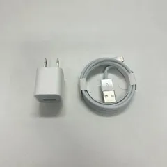 Apple純正　iPhone用ACアダプター　Lightning - USBケーブル　未使用品