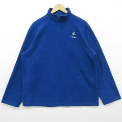 Disney ディズニー オールド Mサイズ くまのプーさん イーヨー ハーフジップ フリース ジャケット ブルー系