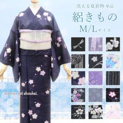 やこ【プロフ、一読願います】✾m1350＊美品 洗える夏着物 絽 ポリ小紋 やこ【プロフ、一読願います】様専用✾m1350＊美品 洗える夏着物