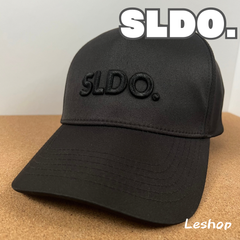 SLDO.エスルド/ 撥水CLASSIC CAP BLACK/2023春夏コレクション/ゴルフキャップ/メンズ