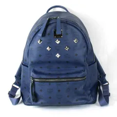 限定正規品　MCM リュック　Mサイズ　水色　保証書あり 2025年最新】mcm リュック ブルーの人気アイテム - メルカリ