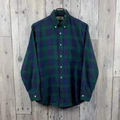 OLD L.L.BEAN 90s エルエルビーン 米国製 長袖 チェック シャツ