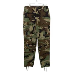 【US ARMY】 米軍 実物 ウッドランドカモ コンバットパンツ S-1132