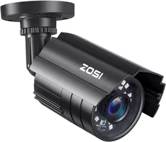 【色: ブラック】ZOSI 防犯カメラ 屋外 監視カメラ1080P 230万画素