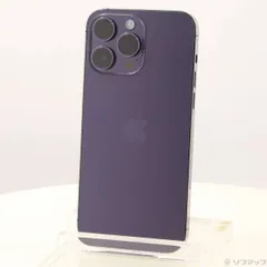 〔中古品〕 iPhone14 Pro Max 128GB ディープパープル MQ993J／A SIMフリー【262】