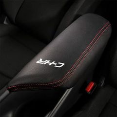Kayafar トヨタ C-HR 専用 アームレストカバー センター コンソール カバー コンソールボックス レザー カバー アクセサリー CHR カスタム パーツ 傷防止 パーツ 内装 ドレスアップ(ブラック)