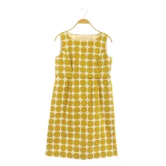 マッキントッシュフィロソフィー MACKINTOSH PHILOSOPHY ノースリーブ サークル模様 ワンピース ミニ 切替 38 イエロー /MY ■OS ■SHのサムネイル