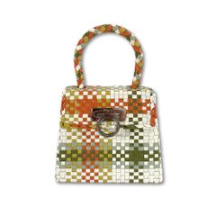 SalvatoreFerragamo サルヴァトーレ・フェラガモ 編込 レザー バッグ DO-217228