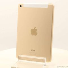 〔中古品〕 iPad mini 4 128GB ゴールド MK782J／A SoftBankロック解除SIMフリー【258】