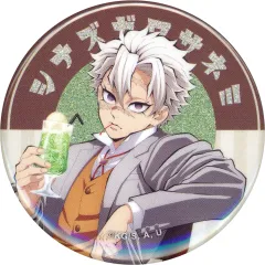 【中古】バッジ・ビンズ 不死川実弥(バストアップ) 「鬼滅の刃 純喫茶 ランダムグリッター缶バッジ」 アニメイトガールズフェスティバル2024グッズ